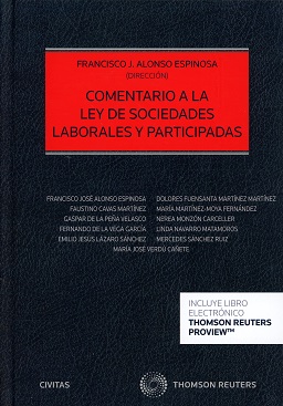Imagen de portada del libro Comentario a la Ley de sociedades laborales y participativas