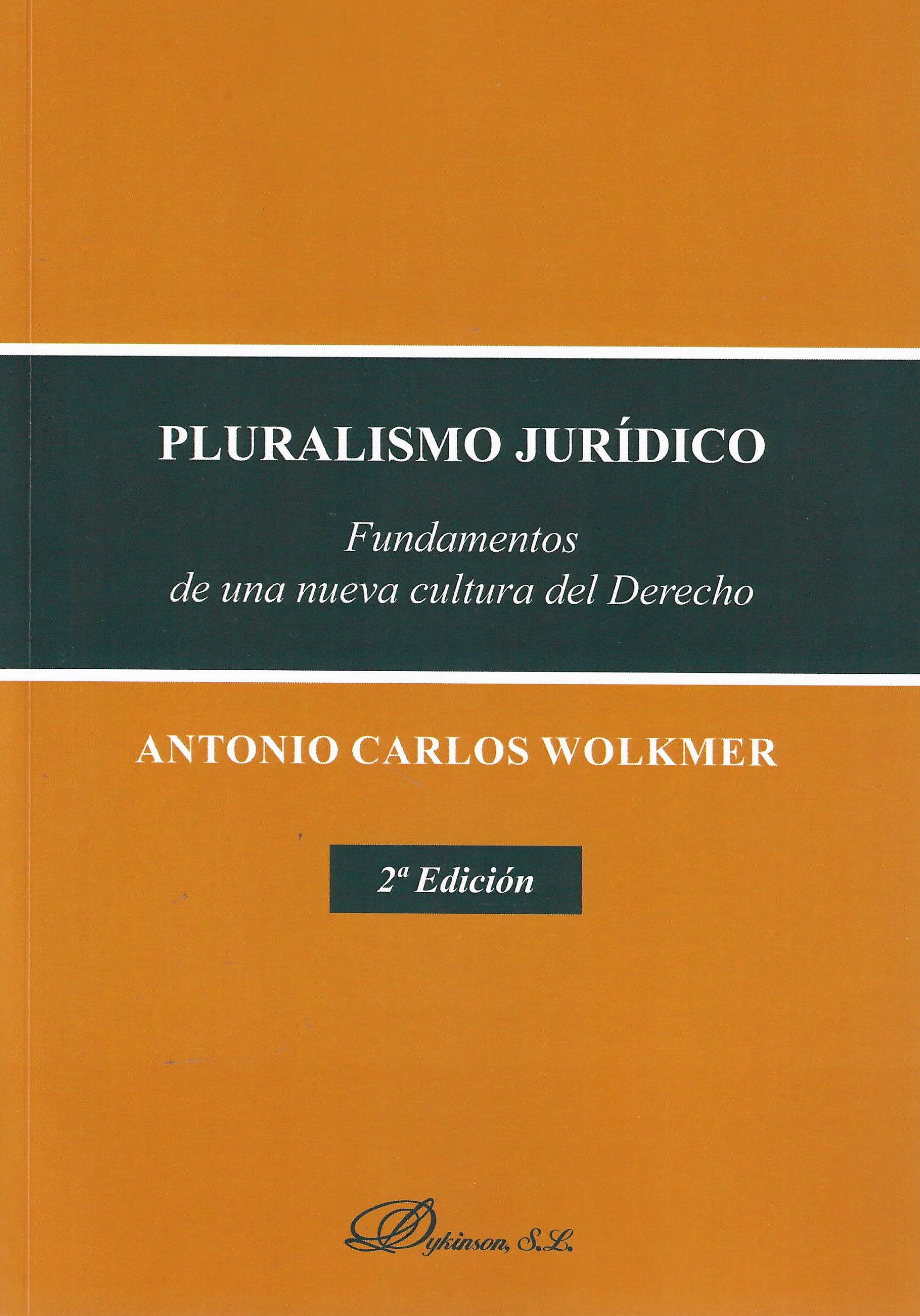 Imagen de portada del libro Pluralismo jurídico