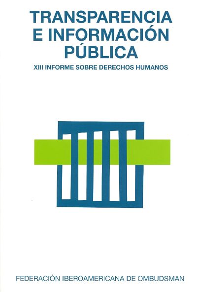 Imagen de portada del libro Transparencia e información pública