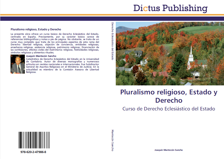 Imagen de portada del libro Pluralismo religioso, Estado y Derecho