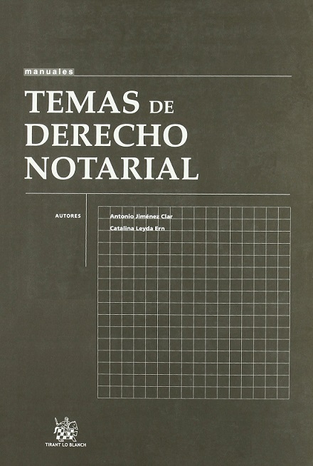 Imagen de portada del libro Temas de derecho notarial