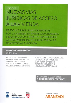 Imagen de portada del libro Nuevas vías jurídicas de acceso a la vivienda