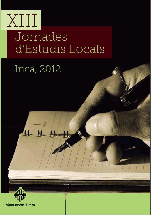 Imagen de portada del libro XIII Jornades d'Estudis Locals