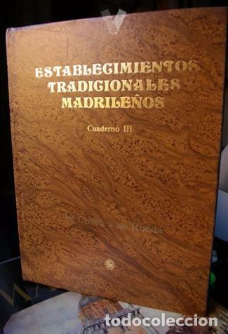 Imagen de portada del libro Establecimientos tradicionales madrileños