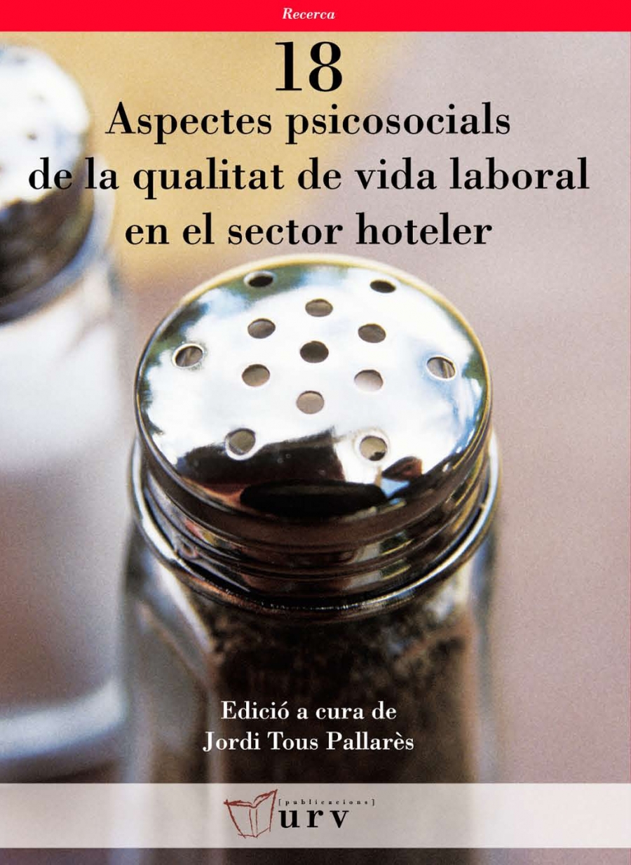 Imagen de portada del libro Aspectes psicosocials de la qualitat de vida laboral en el sector hoteler.