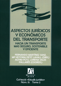 Imagen de portada del libro Aspectos jurídicos y económicos del transporte