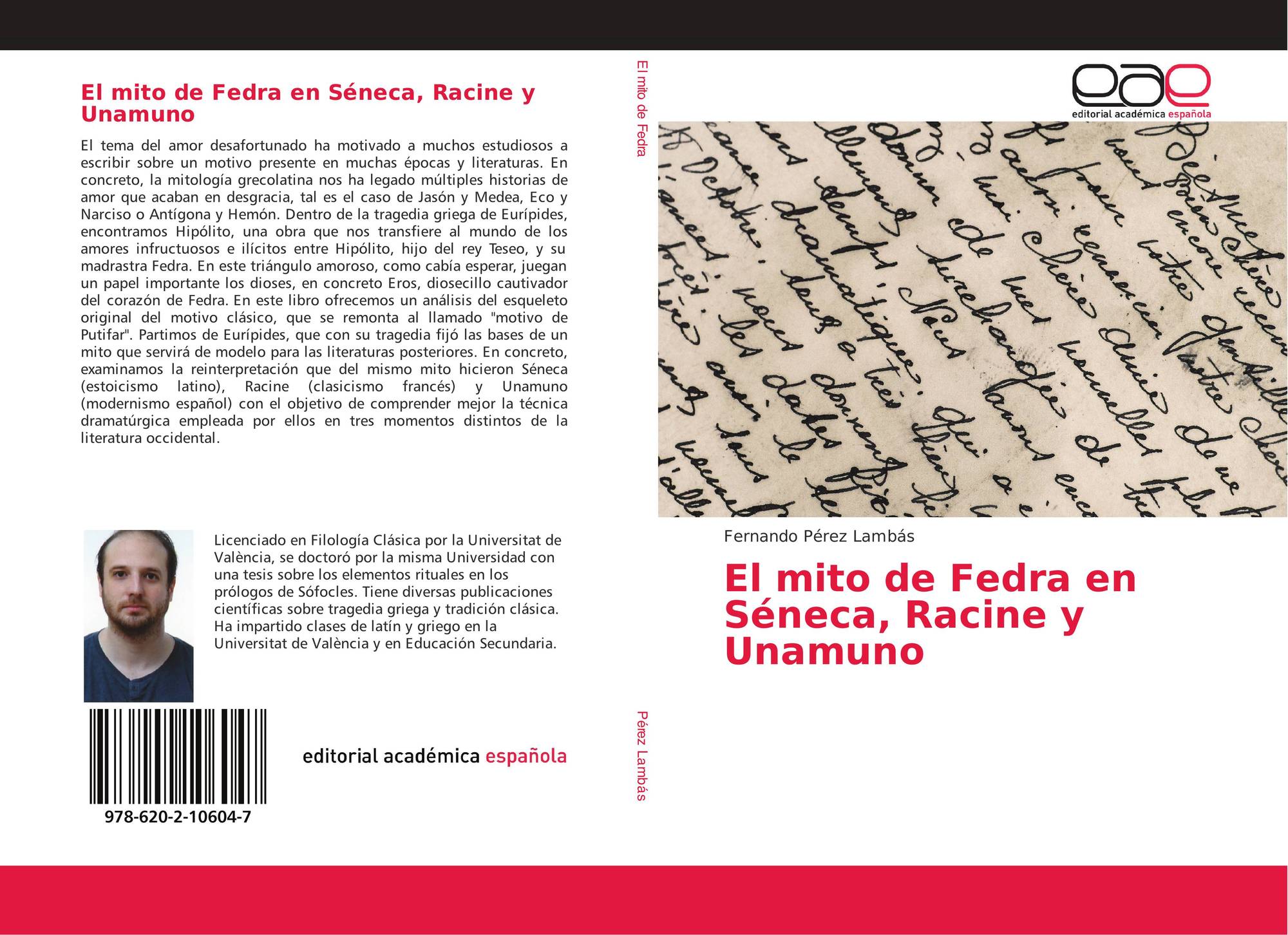 Imagen de portada del libro El mito de Fedra en Séneca, Racine y Unamuno