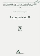 Imagen de portada del libro La preposición II