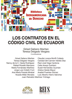 Imagen de portada del libro Los contratos en el Código civil de Ecuador