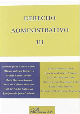 Imagen de portada del libro Derecho Administrativo III