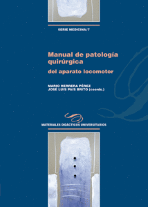 Imagen de portada del libro Manual de patología quirúrgica del aparato locomotor