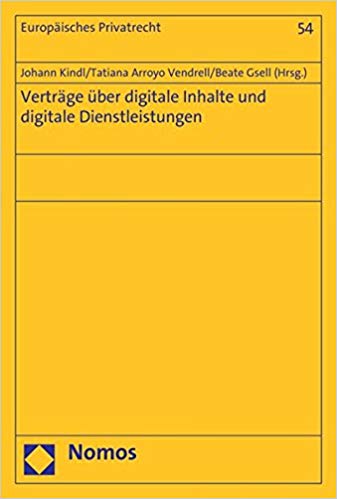 Imagen de portada del libro Verträge über digitale Inhalte und digitale Dienstleistungen