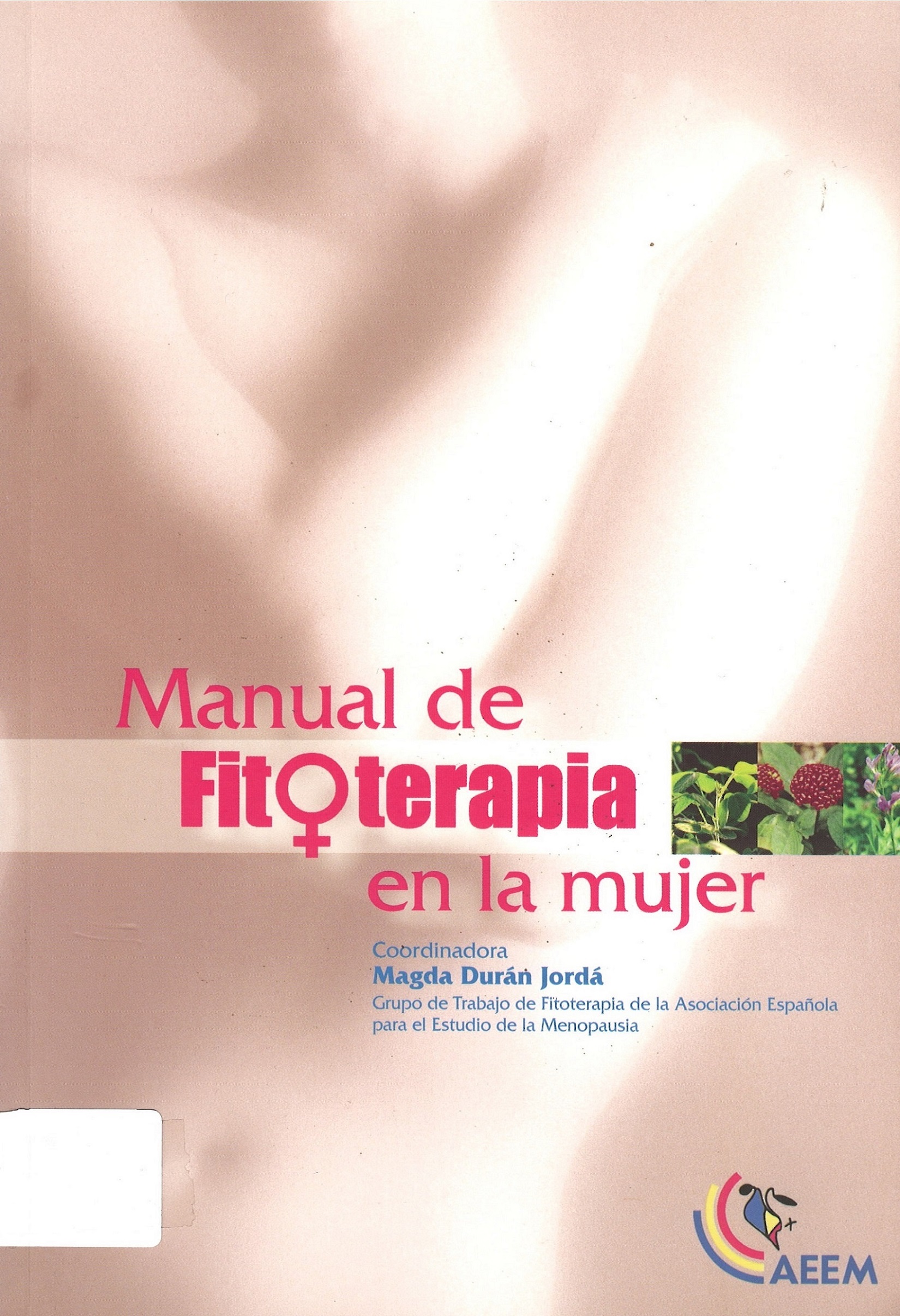 Imagen de portada del libro Manual de fitoterapia en la mujer