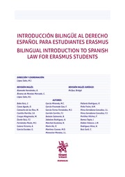 Imagen de portada del libro Introducción bilingüe al derecho español para estudiantes Erasmus
