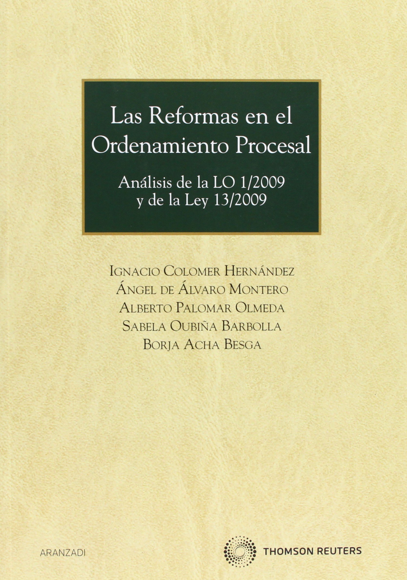 Imagen de portada del libro Las reformas en el ordenamiento procesal