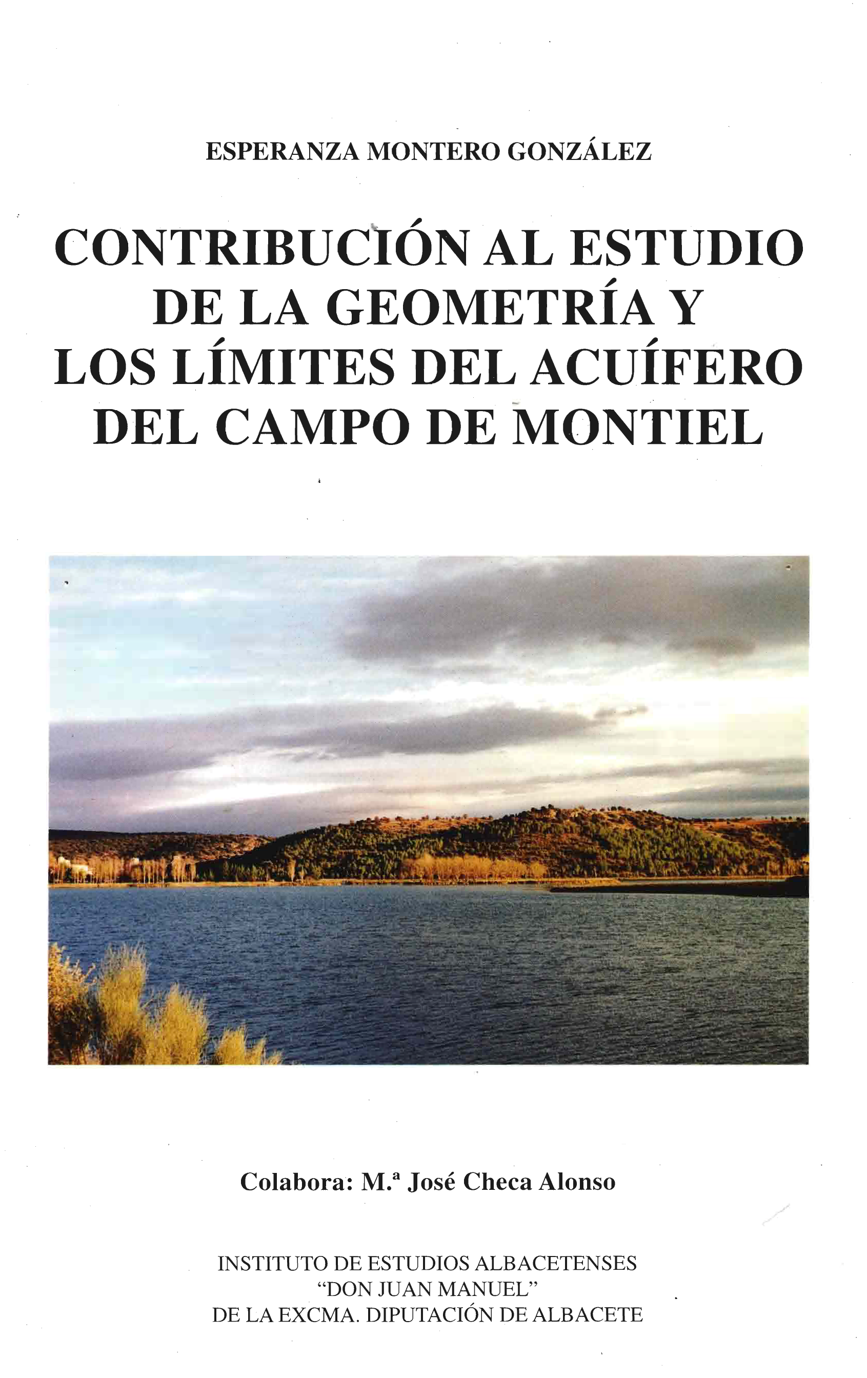 Imagen de portada del libro Contribución al estudio de la geometría y los límites del acuífero del campo de Montiel