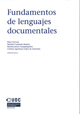 Imagen de portada del libro Fundamentos de lenguajes documentales