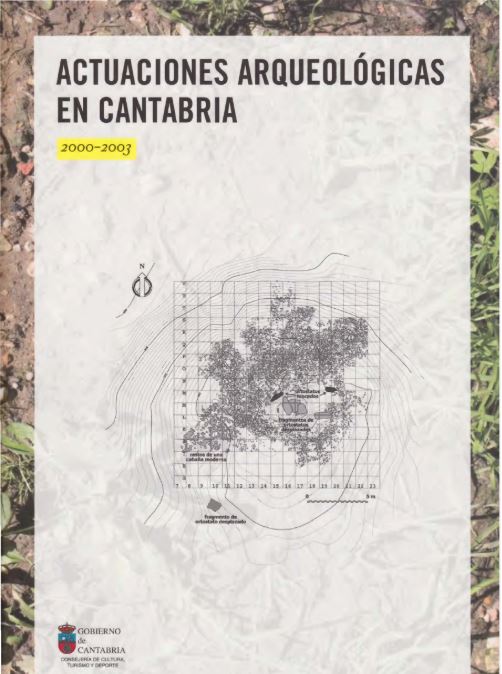 Imagen de portada del libro Actuaciones arqueológicas en Cantabria