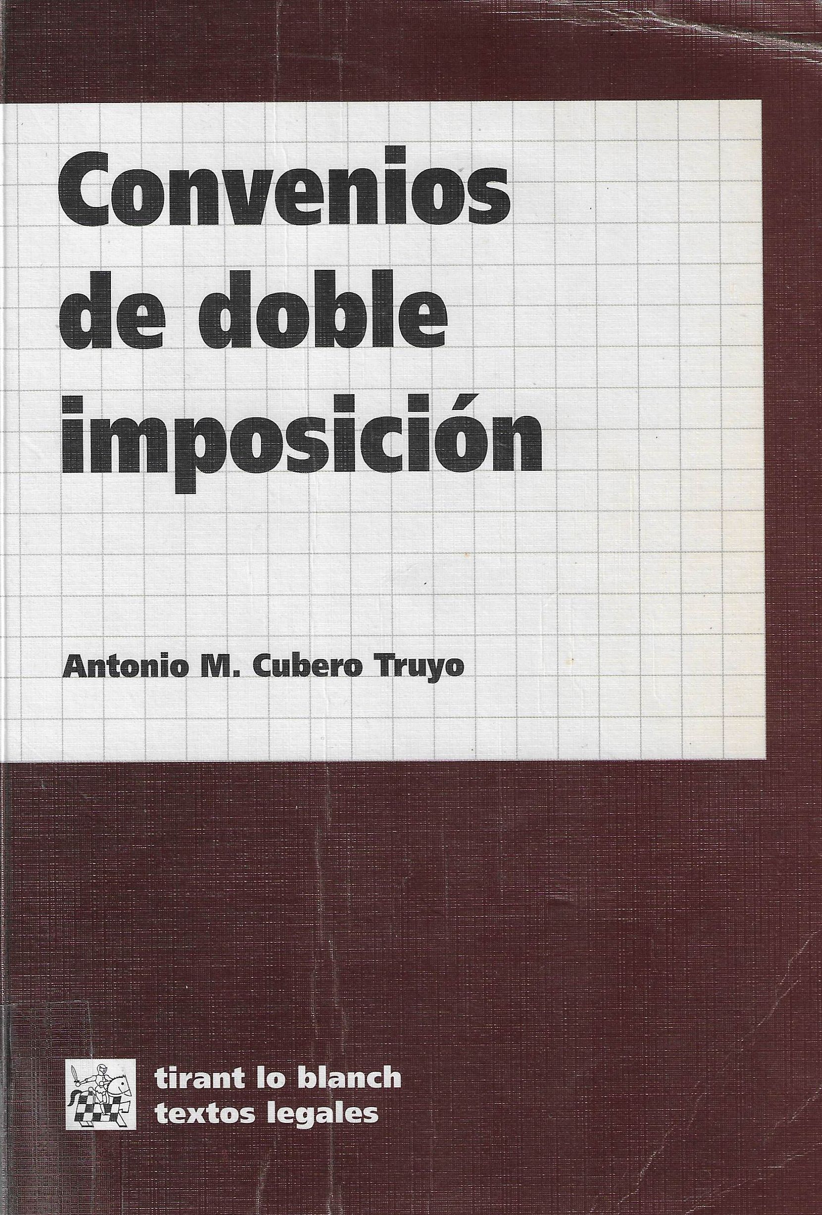 Imagen de portada del libro Convenios de doble imposición