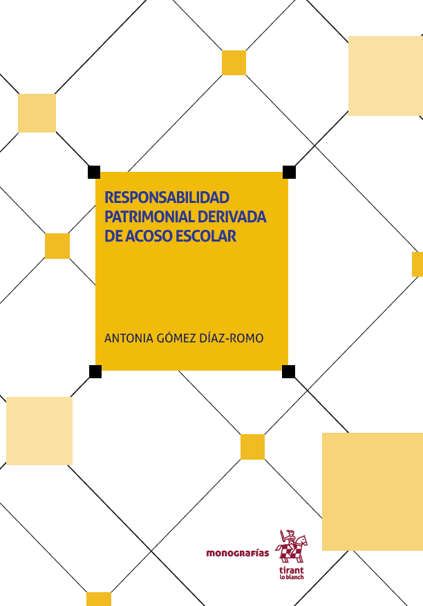 Imagen de portada del libro Responsabilidad  patrimonial derivada  de acoso escolar