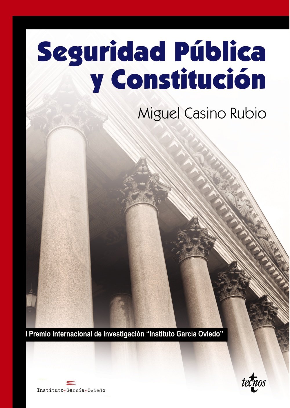 Imagen de portada del libro Seguridad pública y Constitución