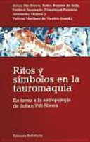 Imagen de portada del libro Ritos y símbolos en la tauromaquia