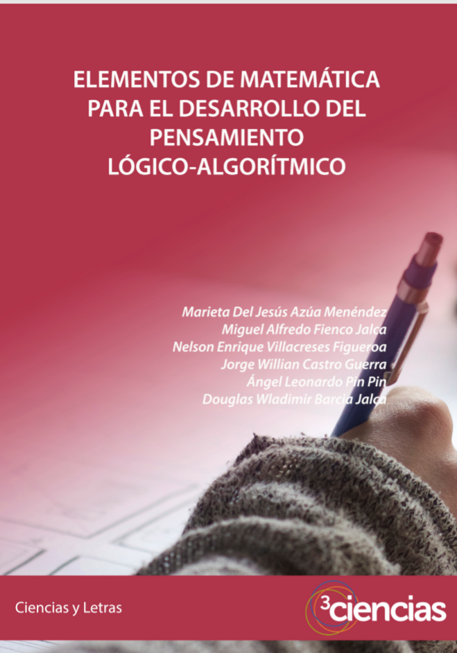 Imagen de portada del libro Elementos de matemática para el desarrollo del pensamiento lógico-algorítmico