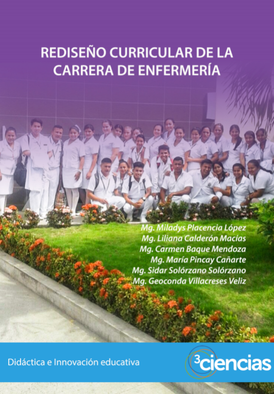Imagen de portada del libro Rediseño curricular de la carrera de enfermería
