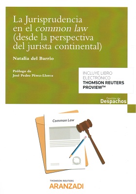 Imagen de portada del libro La jurisprudencia en el common law