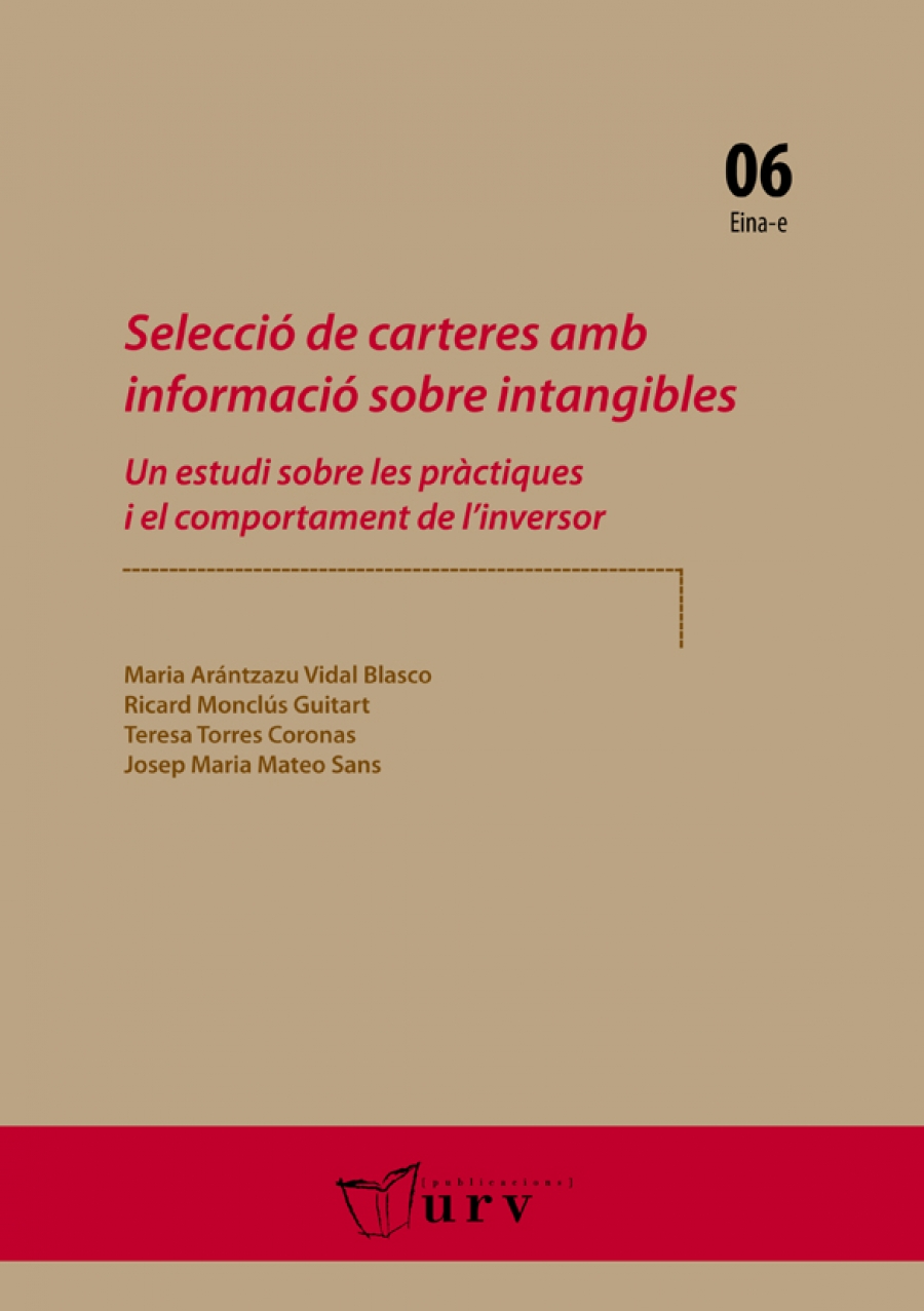 Imagen de portada del libro Selecció de carteres amb informació sobre intangibles