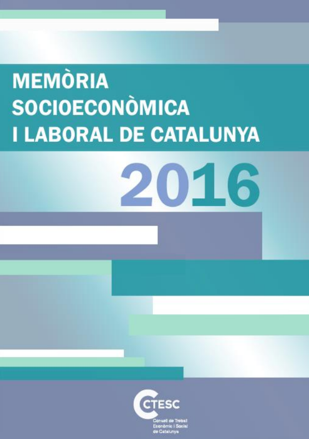 Imagen de portada del libro Memòria socioeconòmica i laboral de Catalunya 2016