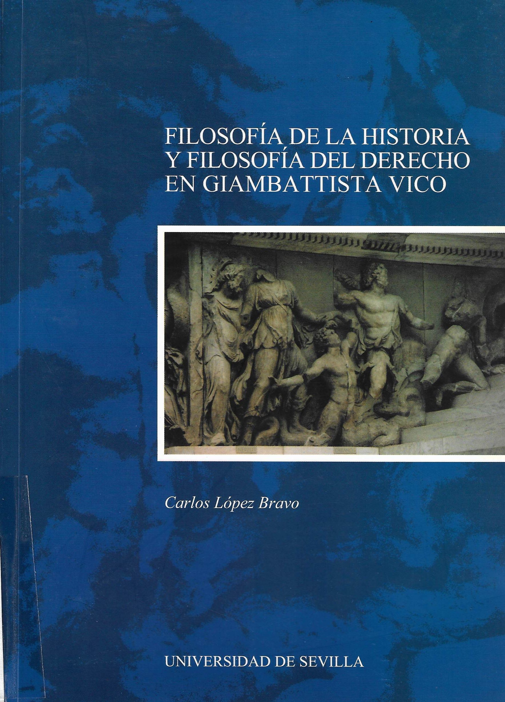 Imagen de portada del libro Filosofía de la historia y filosofía del derecho en Giambattista Vico