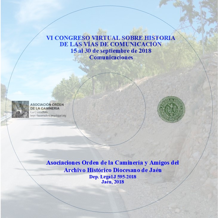 Imagen de portada del libro VI Congreso virtual sobre Historia de las Vías de Comunicación