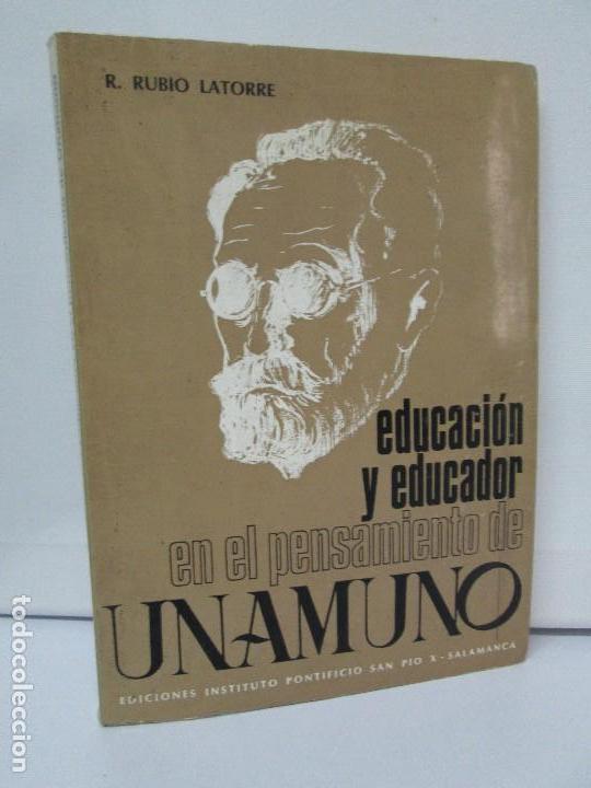 Imagen de portada del libro Educación y educador en el pensamiento de Unamuno