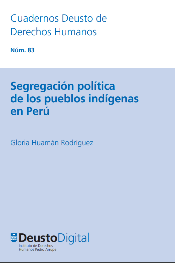 Imagen de portada del libro Segregación política de los pueblos indígenas en Perú