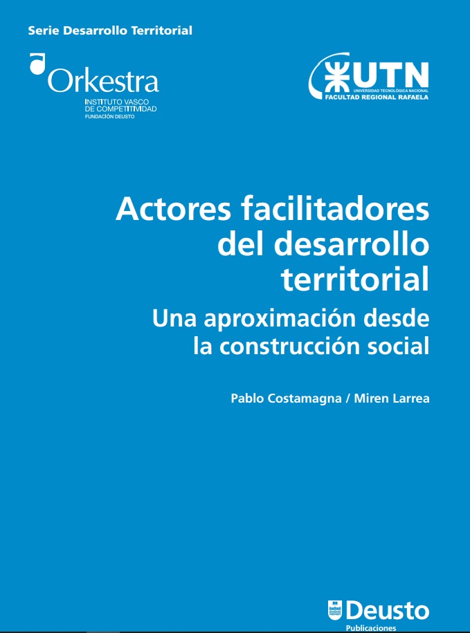 Imagen de portada del libro Actores facilitadores del desarrollo territorial