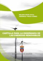 Imagen de portada del libro Cartilla para la enseñanza de las energías renovables