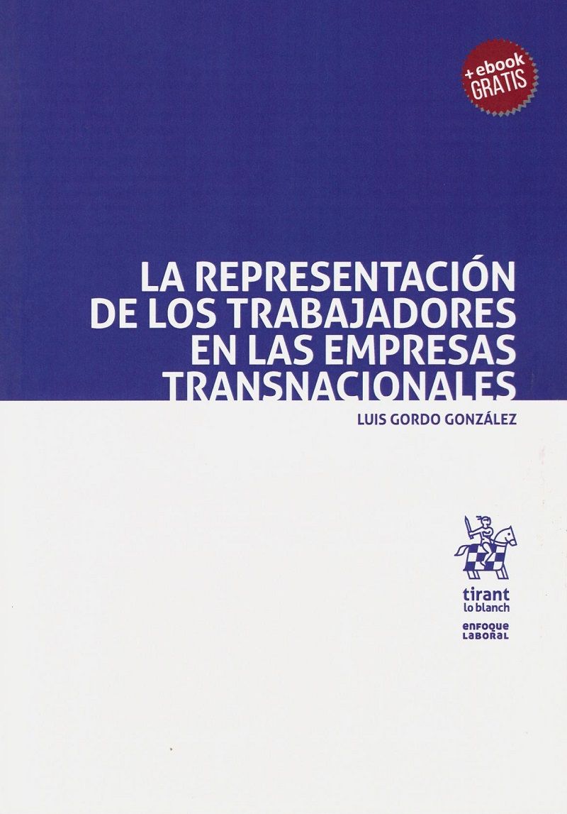 Imagen de portada del libro La representación de los trabajadores en las empresas transnacionales