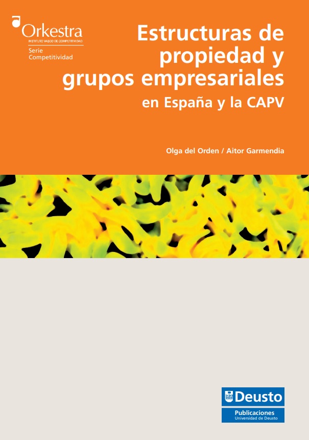 Imagen de portada del libro Estructuras de propiedad y grupos empresariales en España y la CAPV