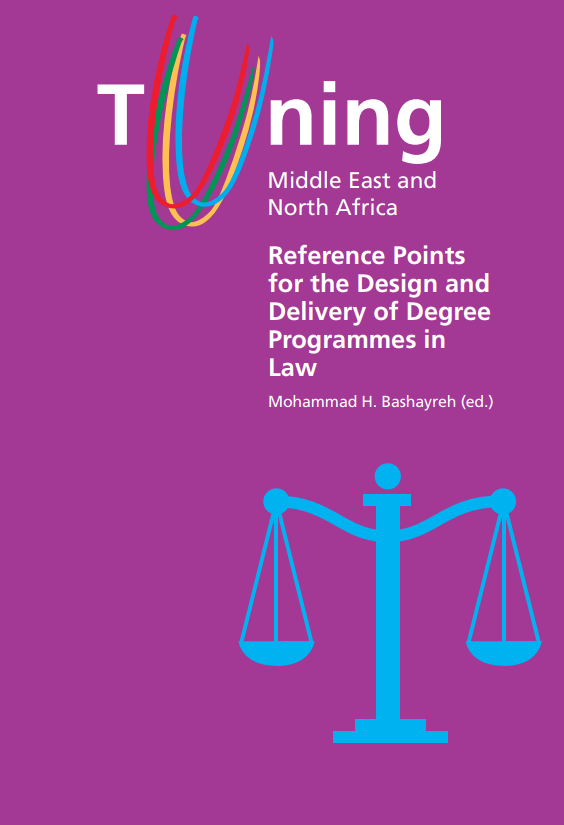 Imagen de portada del libro Reference Points for the Design and Delivery of Degree Programmes in Law