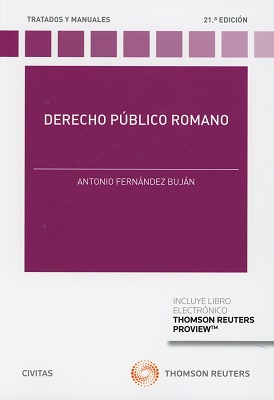 Imagen de portada del libro Derecho Público Romano