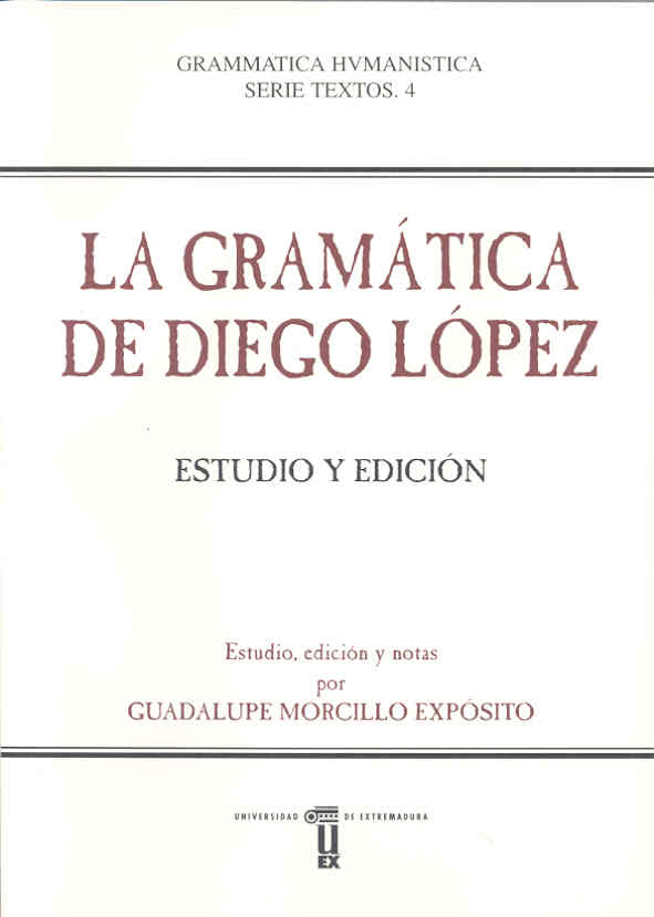 Imagen de portada del libro La Gramatica de Diego Lopez