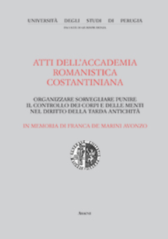 Imagen de portada del libro Atti dell'Accademia Romanistica Costantiniana