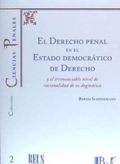 Imagen de portada del libro El Derecho penal en el Estado democrático de Derecho