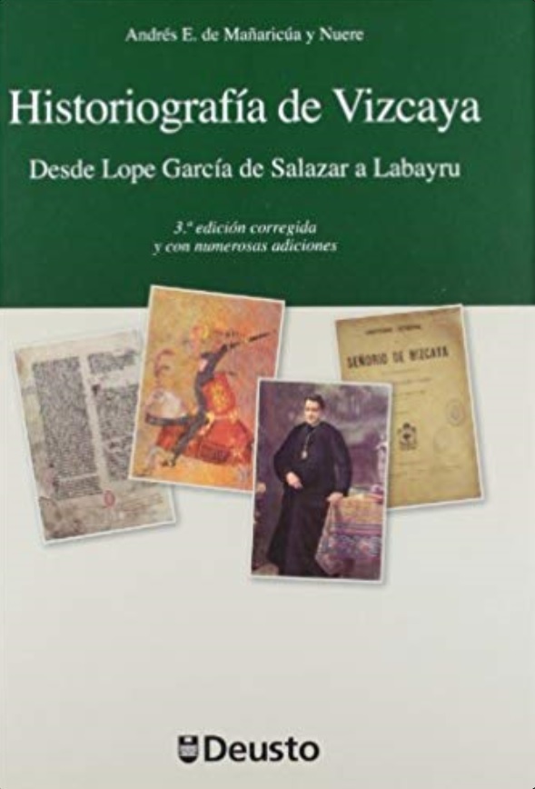 Imagen de portada del libro Historiografía de Vizcaya