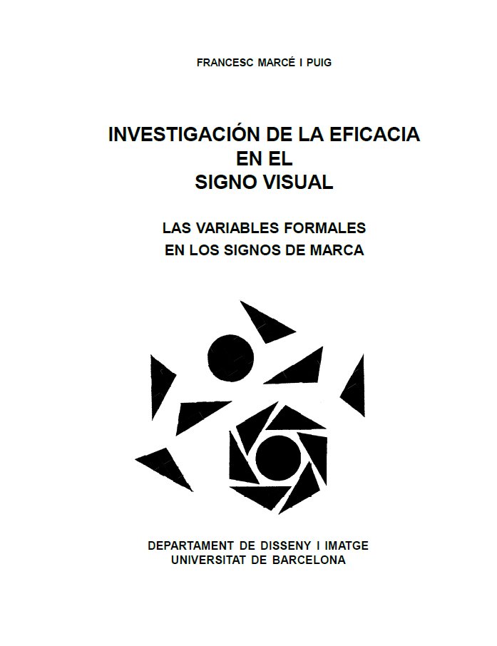 Imagen de portada del libro Investigación de la eficacia en el signo visual