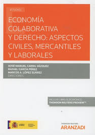 Imagen de portada del libro Economía colaborativa y derecho