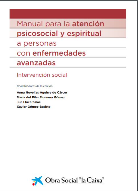 Imagen de portada del libro Manual para la atención psicosocial y espiritual a personas con enfermedades avanzadas
