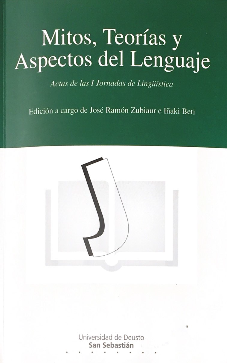 Imagen de portada del libro Mitos, teorías y aspectos del lenguaje