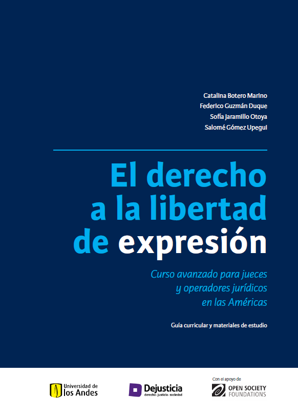 Imagen de portada del libro El derecho a la libertad de expresión